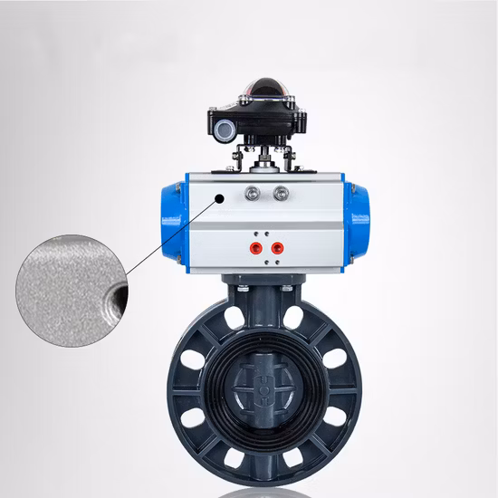 Actionneur pneumatique de vanne papillon de vanne à boisseau sphérique à commande pneumatique